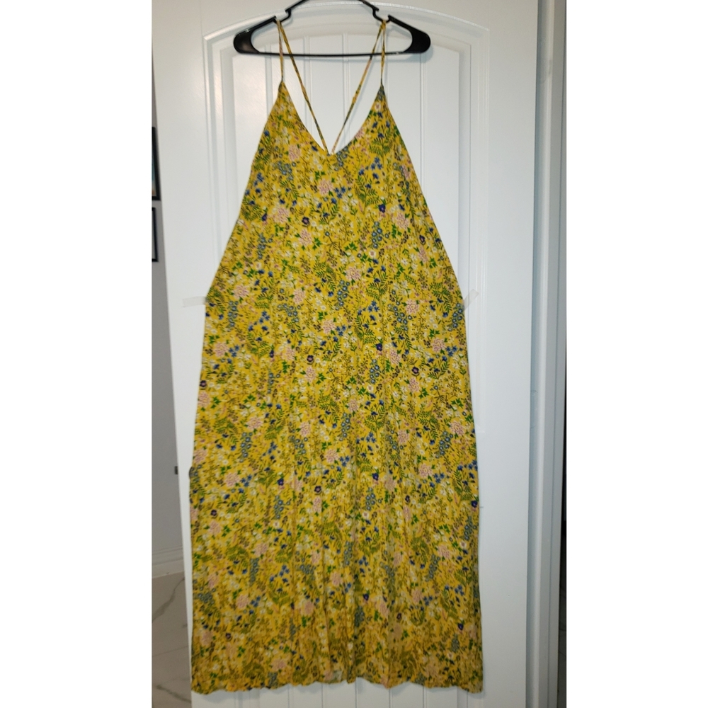 Old navy yellow floral dress